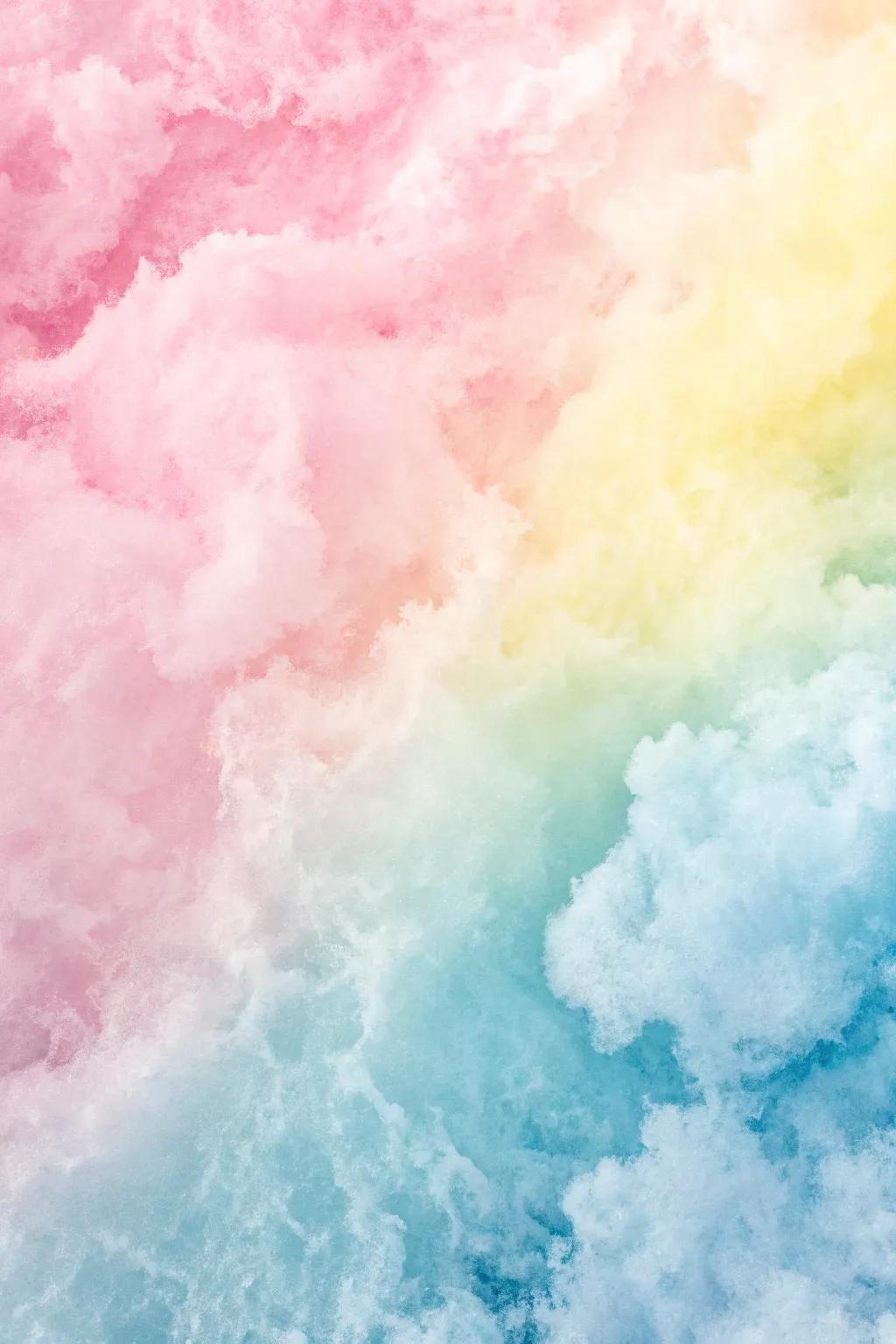 Capture the serene beauty of a watercolor background with soft pastel blends.