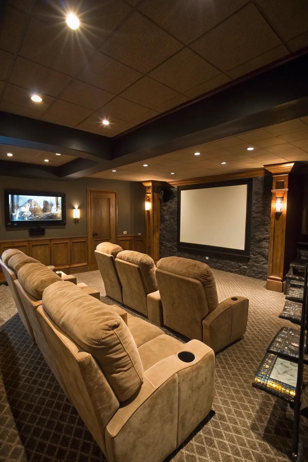 Create a cinematic experience in the comfort of your home.