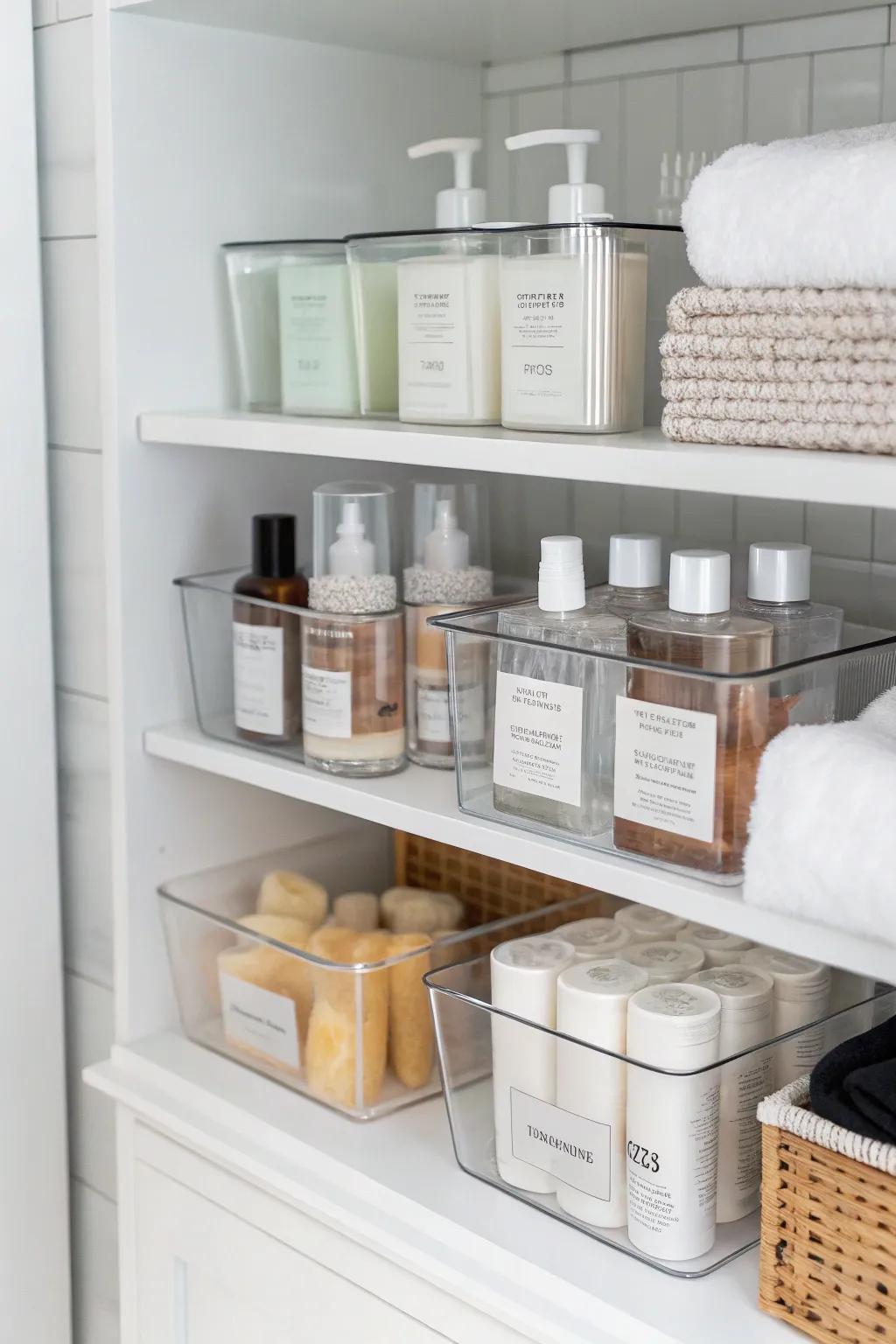 Clarity organizers greatly simplify item retrieval.