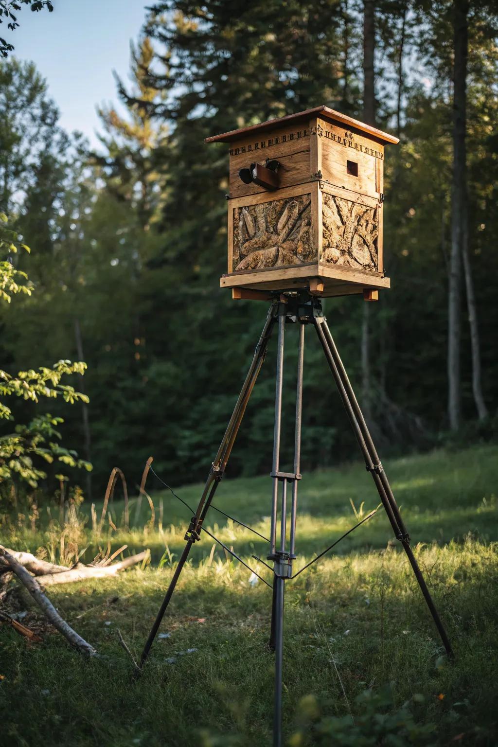 Improve your game by using this custom-built deer feeder to outsmart the smartest bears.
