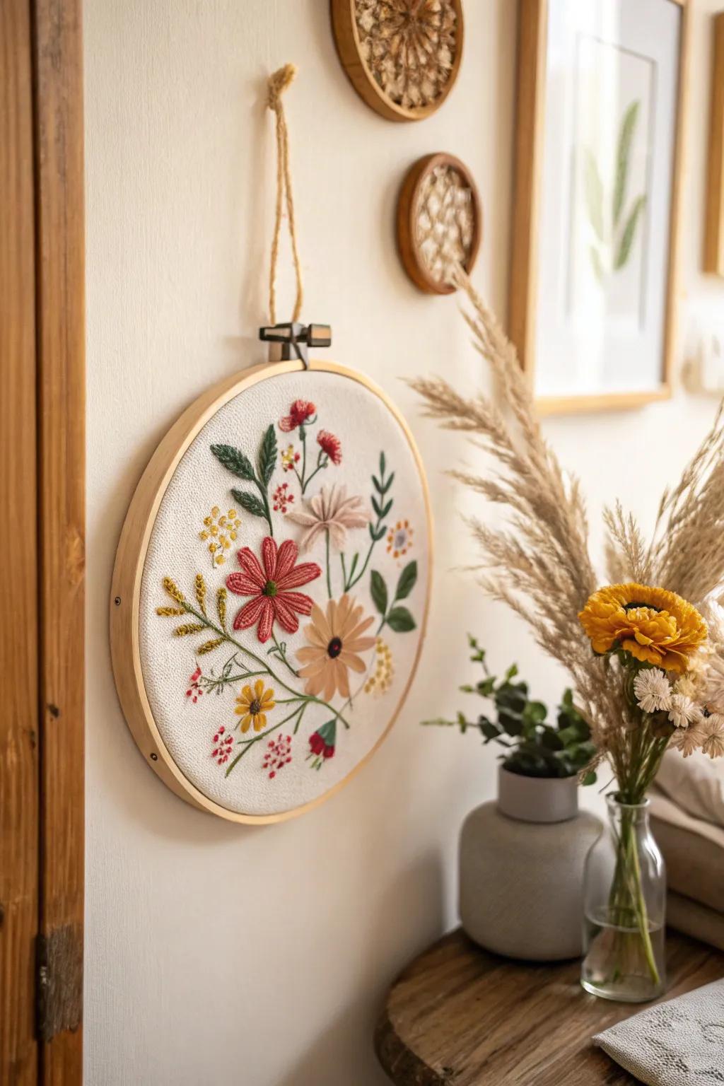 Infusing nature's allure into every fiber&mdash;immerse yourself in the realm of blossom needlework.