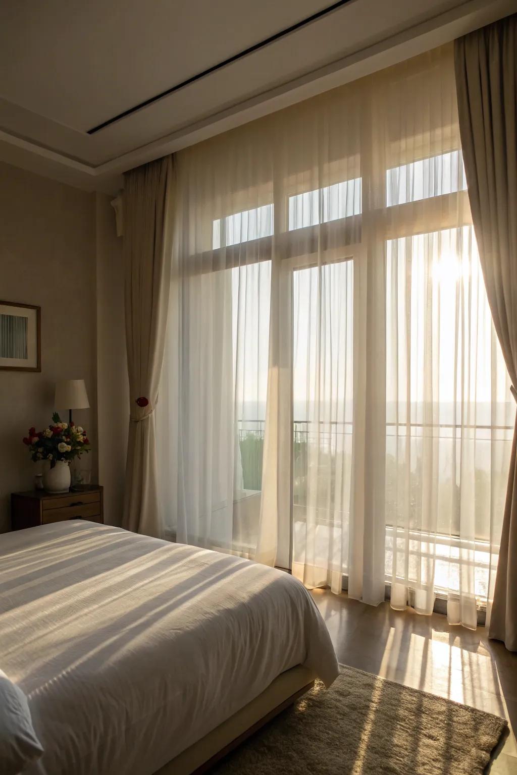 Light drapes bring an element of grace and light into your personal space.