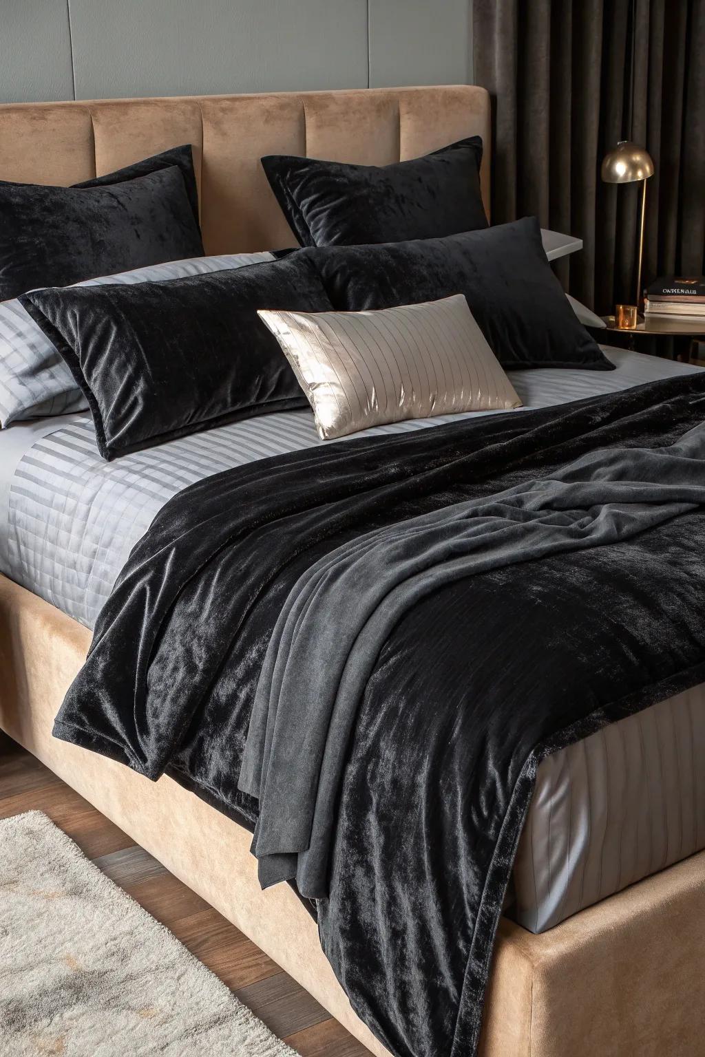 Showcasing various layers to create a lavish atmosphere.