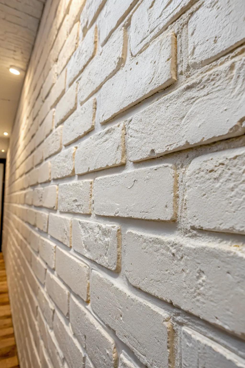 Amplify your environment with the enduring charm of pristine brickwork.