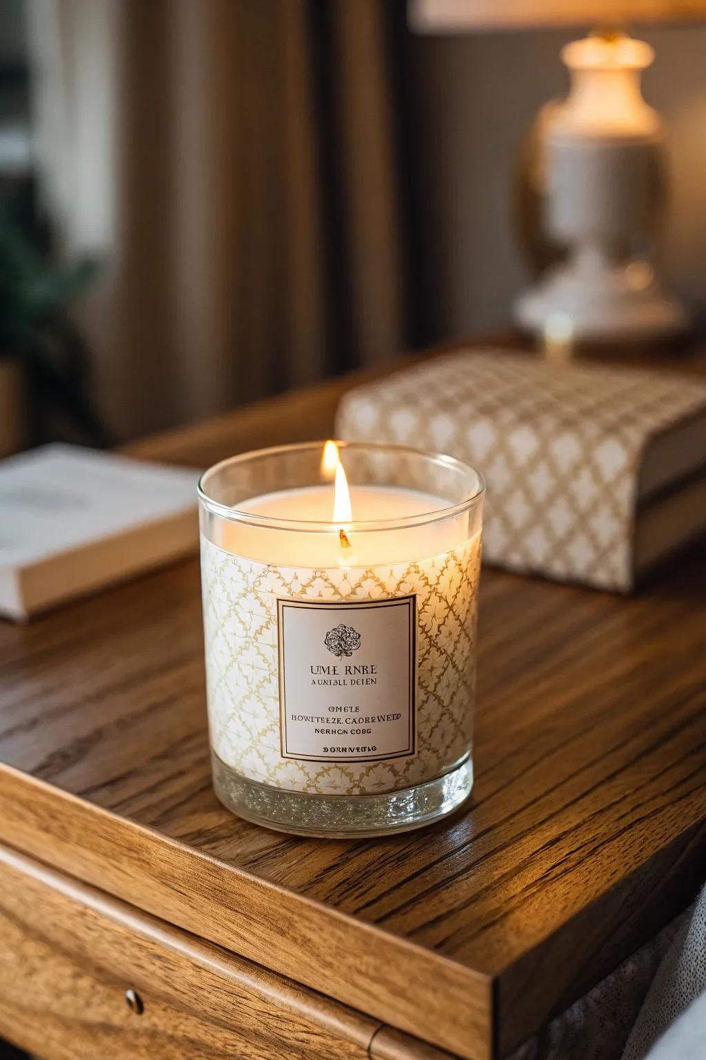 A personalized aromatic light creates a snug and mindful prize.