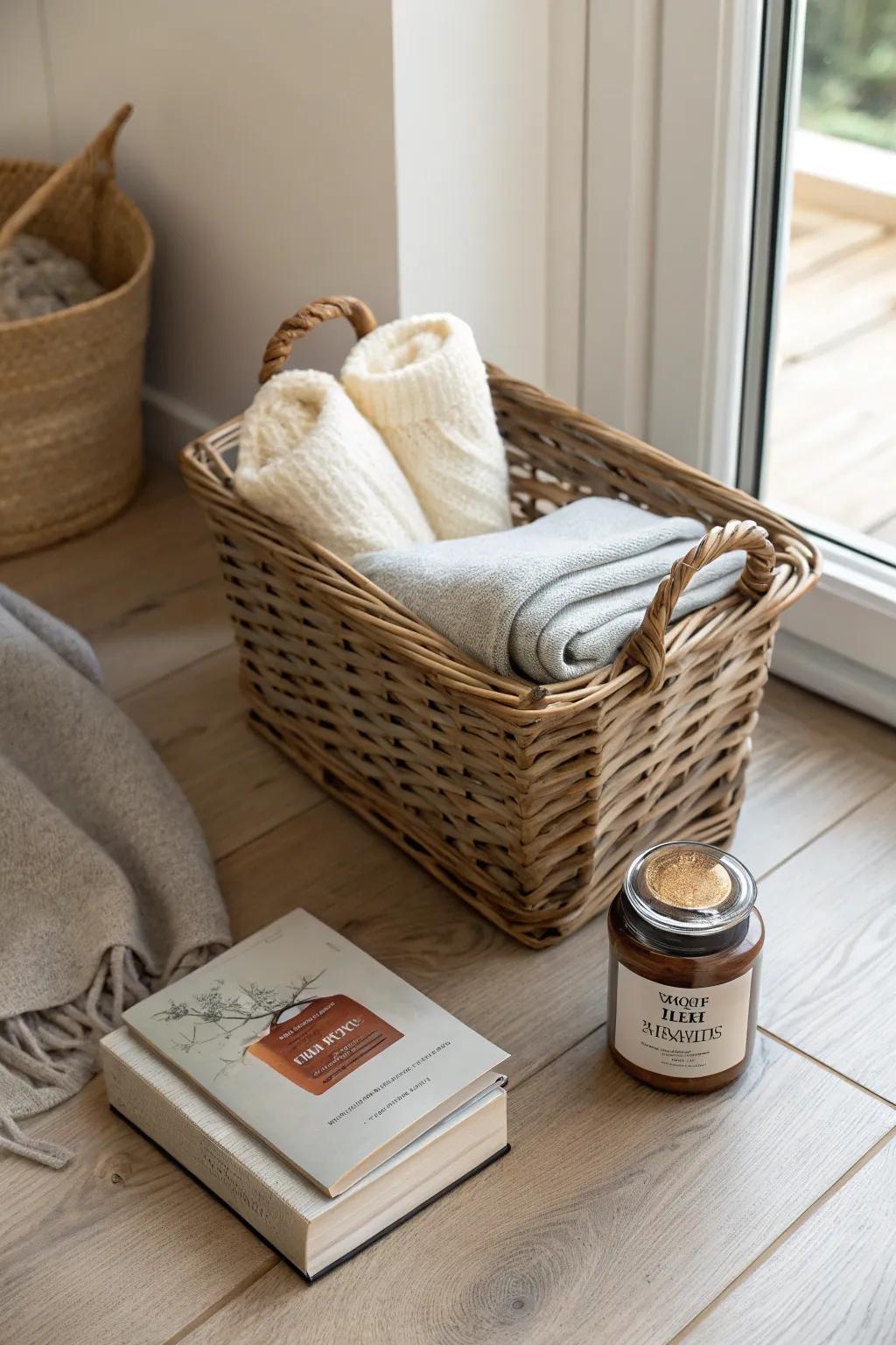 Embrace the cozy allure of winter with a container that warms both heart and soul. #CozySeasonContainer
