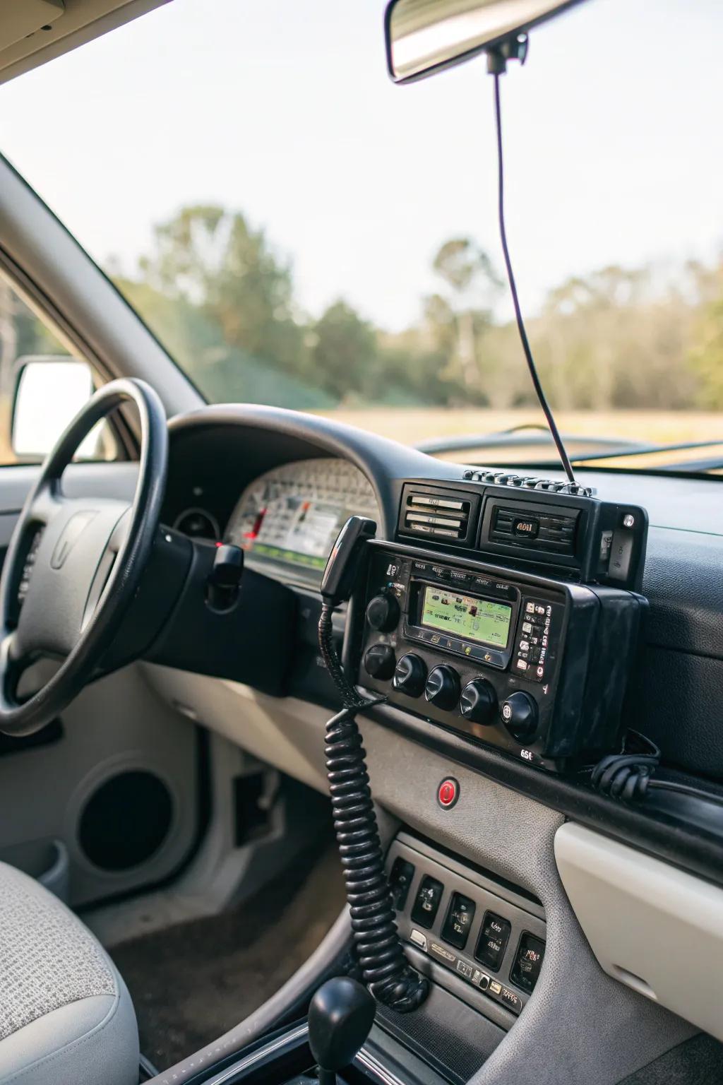 A refined beneath-dashboard configuration designed for effortless use.