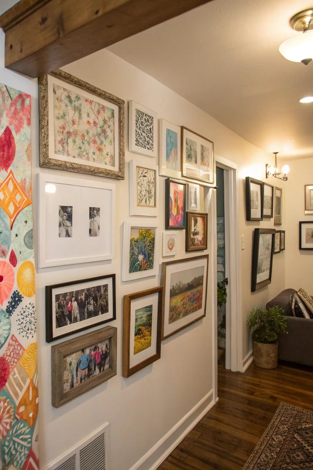 Personalize your corner with a breathtaking gallery display.