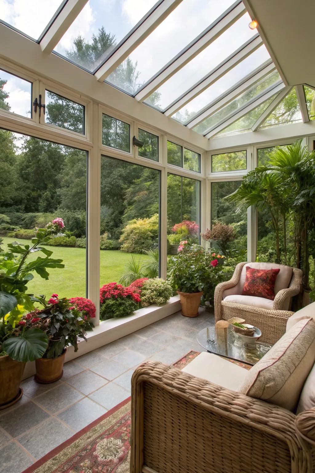 A sunroom transforms your deck into a year-round paradise.