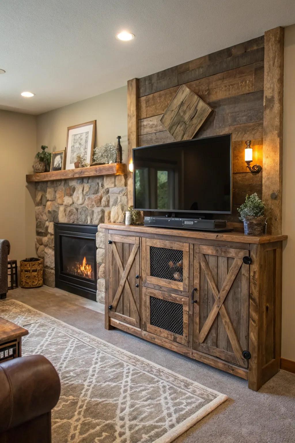 Countryside allure: The fascination of recovered timber.
