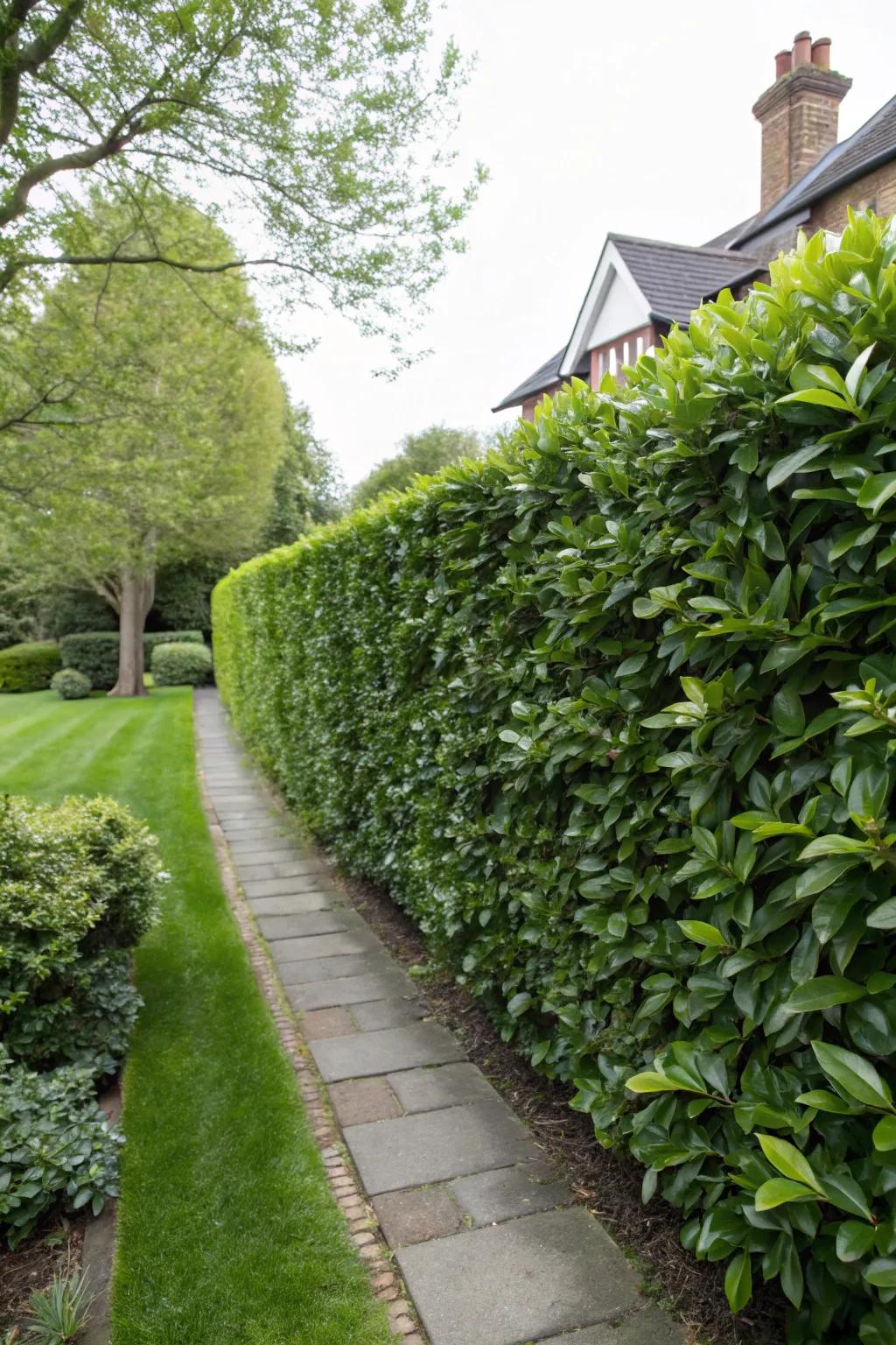 Splendorous Bay introduces traditional allure and privacy to any yard.