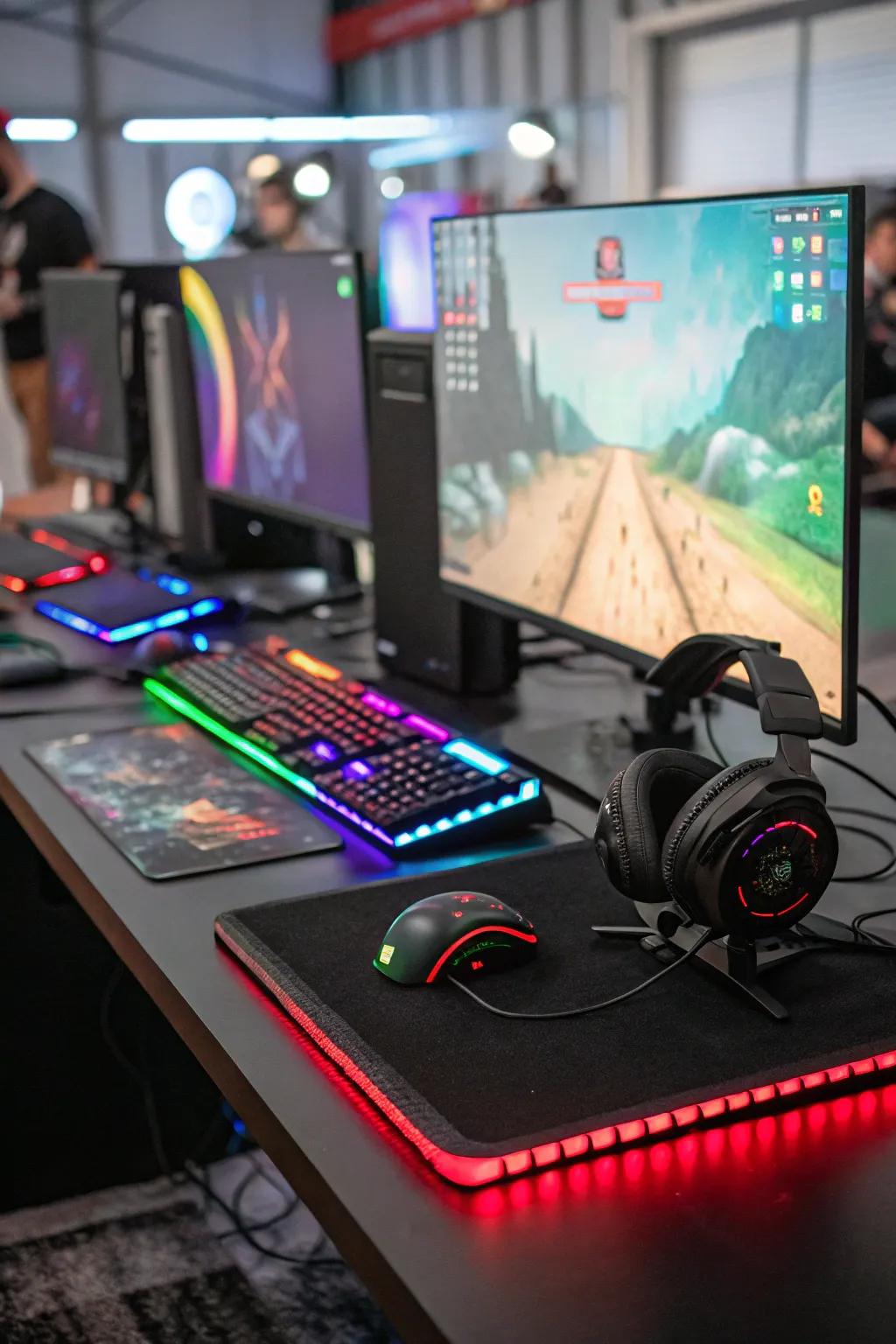 Chromatic illumination adds a radiant charm to your gaming moments.