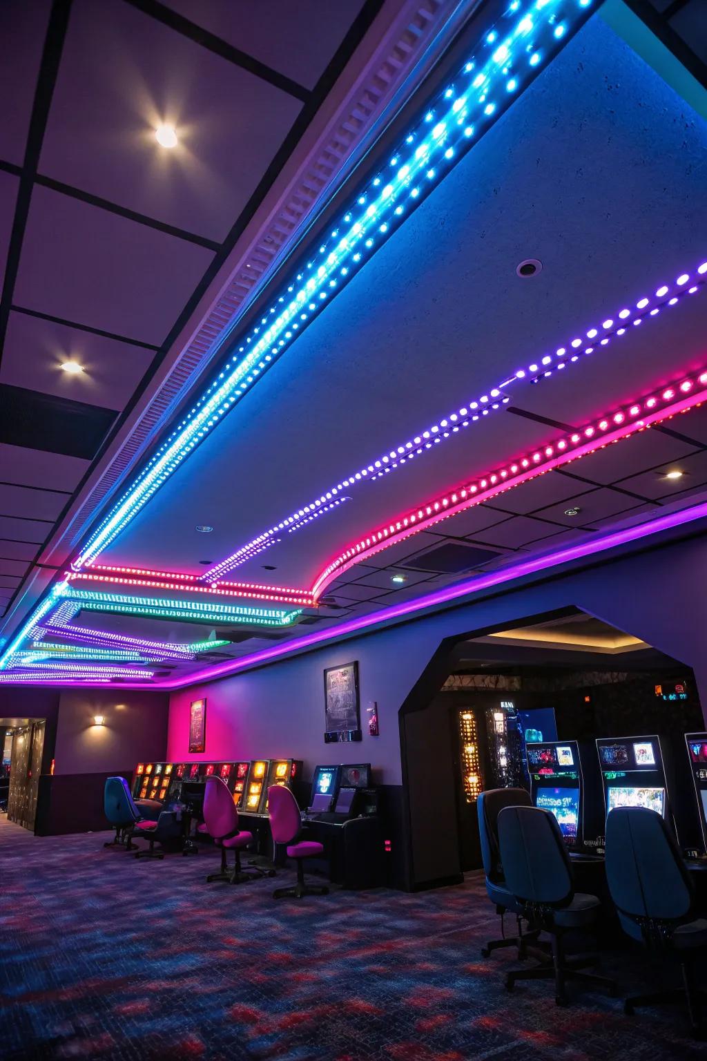 Lumina Bands introduce a modern, high-tech atmosphere to your gaming sanctuary.