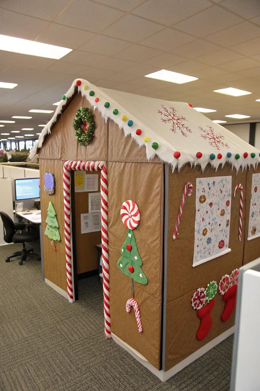 Bring gingerbread magic to your workspace.