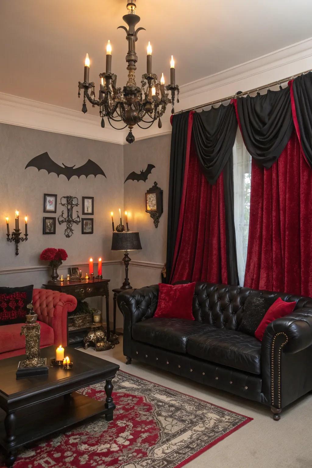 Morph your living space into a Gothic work of art this Halloween.