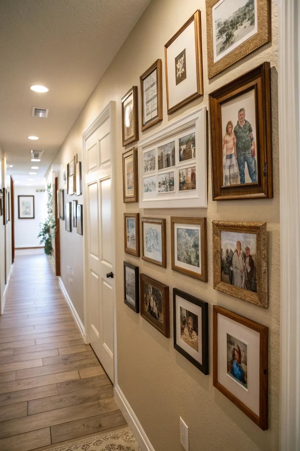 Relive your family's journey down the hallway.