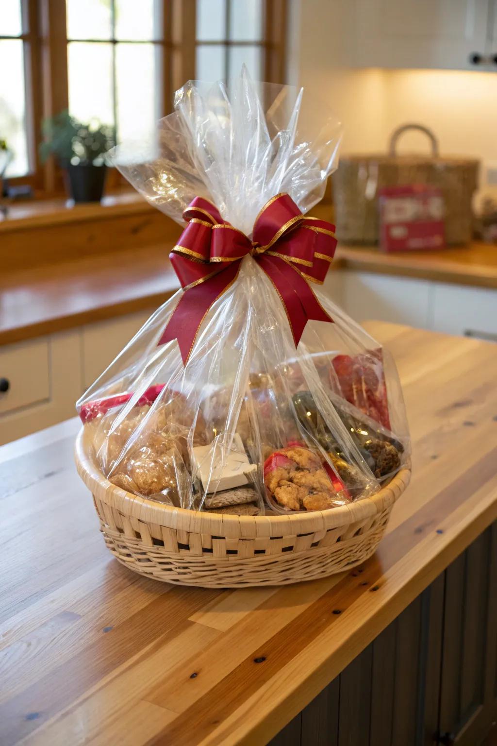 A timelessly wrapped basket that always feels right.