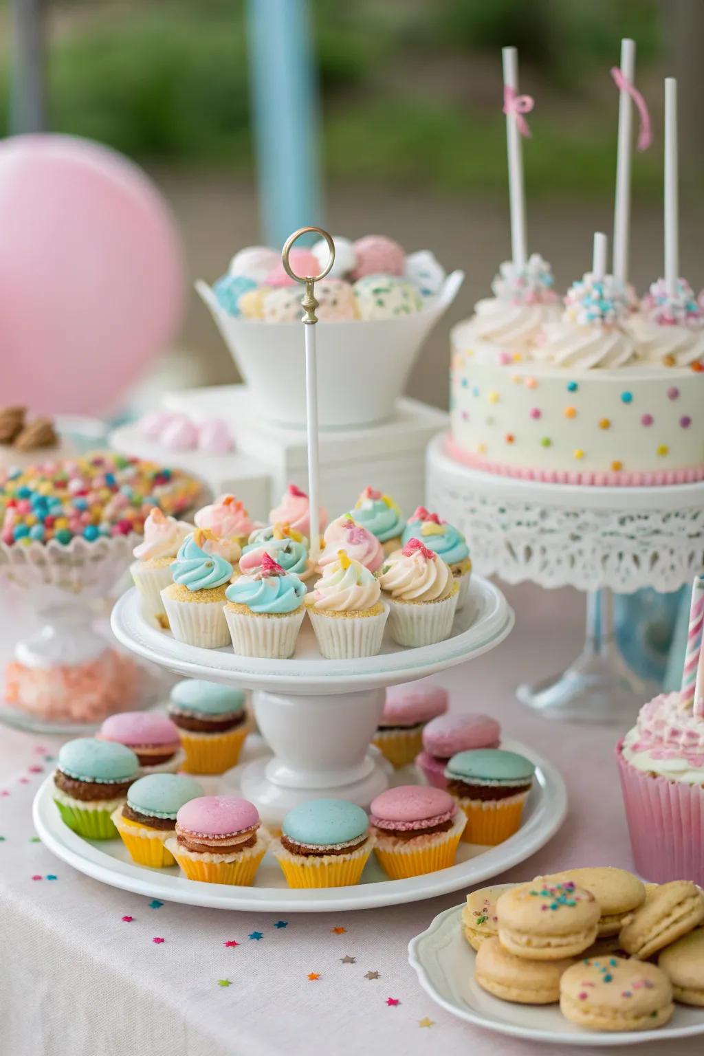 An enchanting display of mini treats is the perfect touch for any celebration.