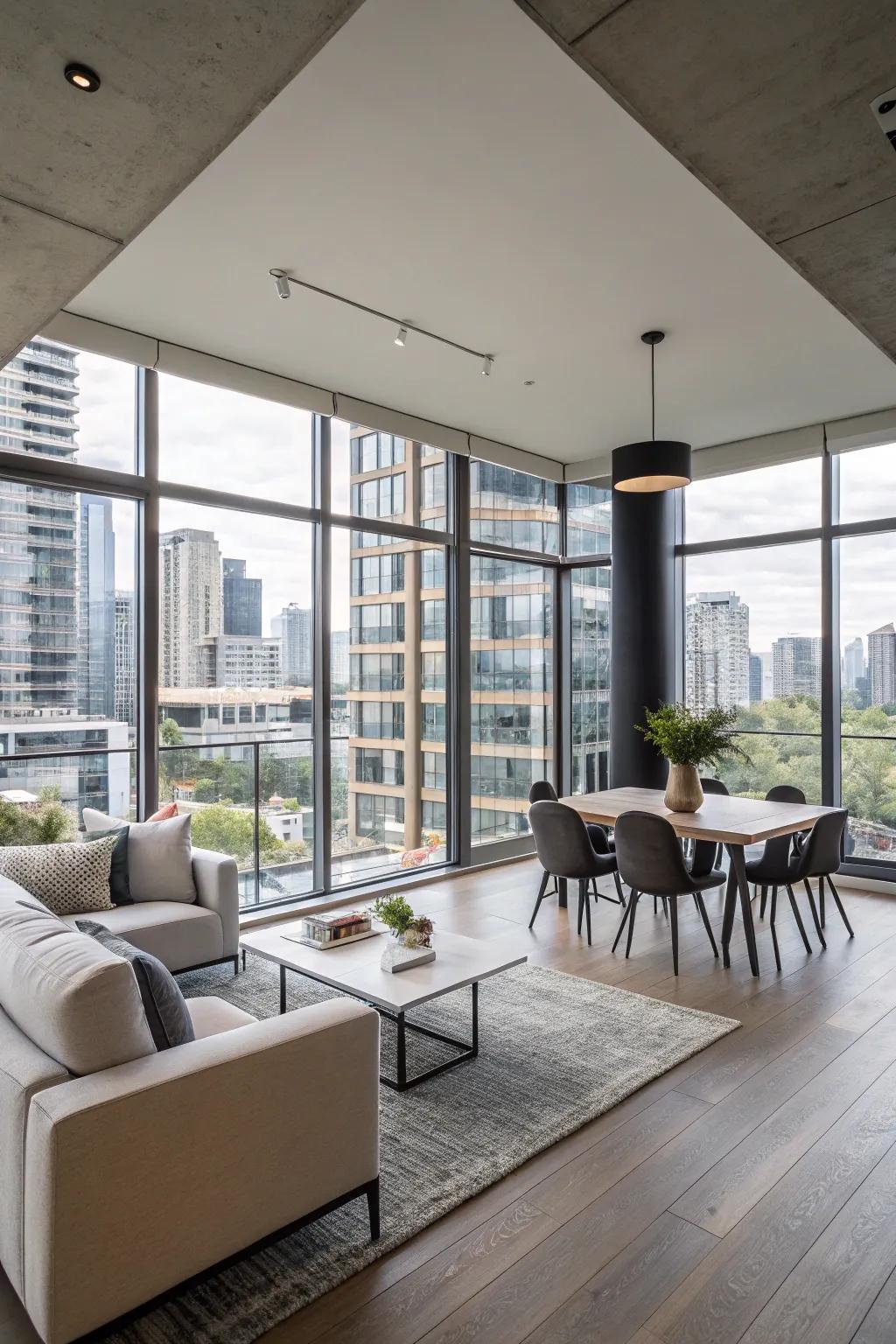 Open-concept designs create a spacious and welcoming ambiance.