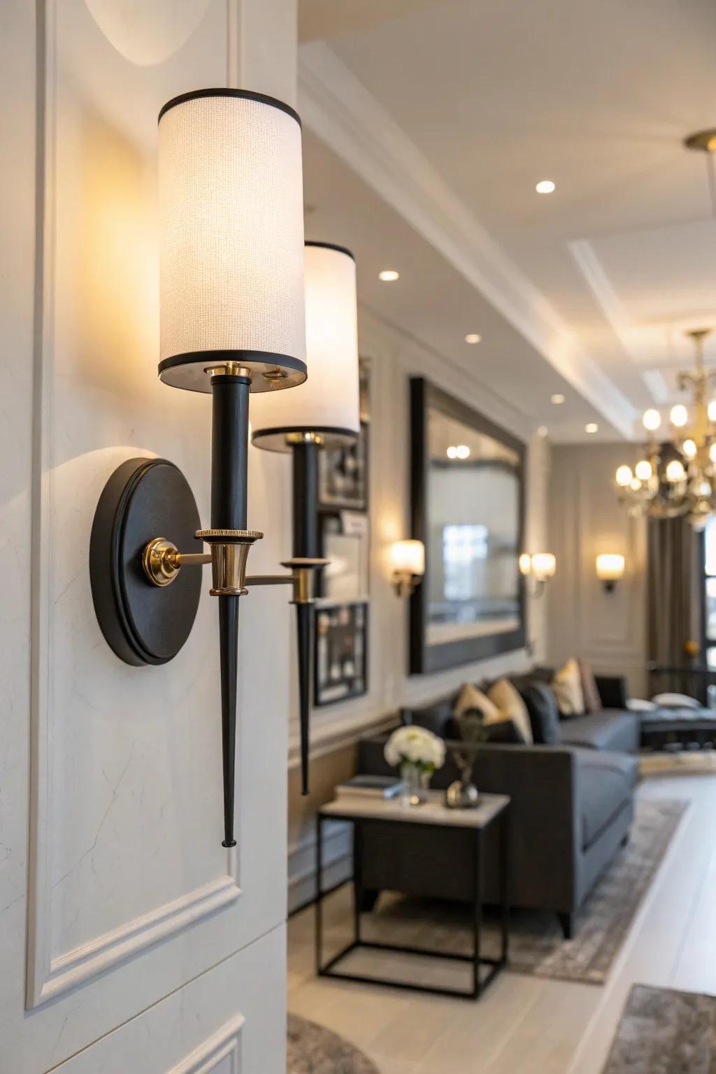Sleek metallic finishes can add a modern edge to your decor.