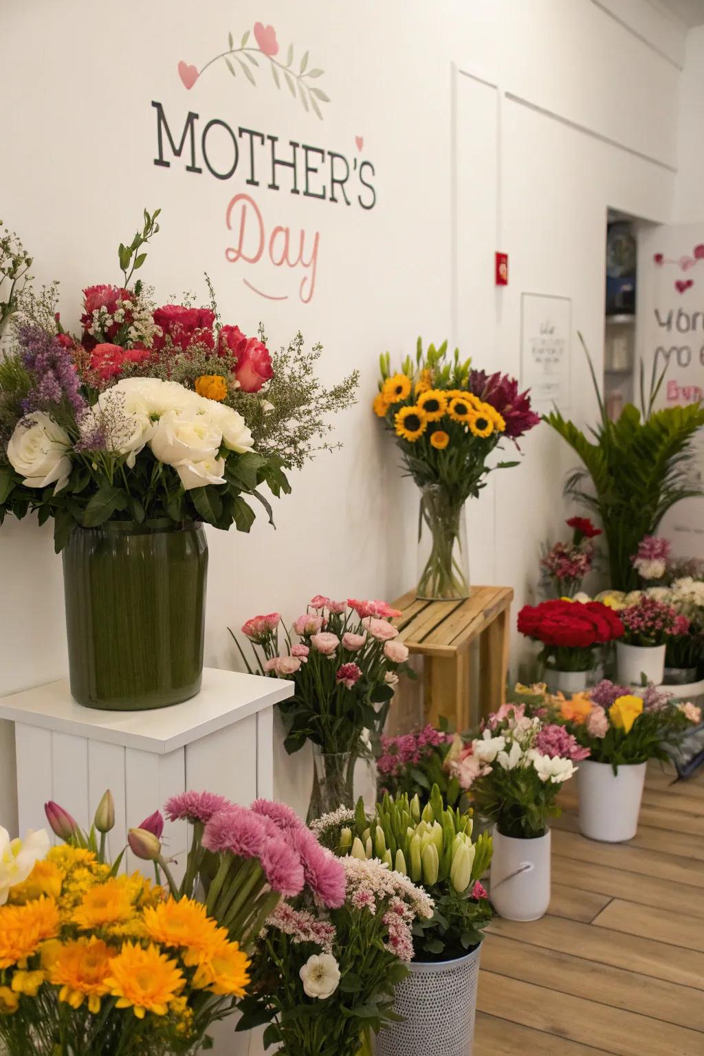 A captivating floral utopia, ideal for Mother's Day celebrations.