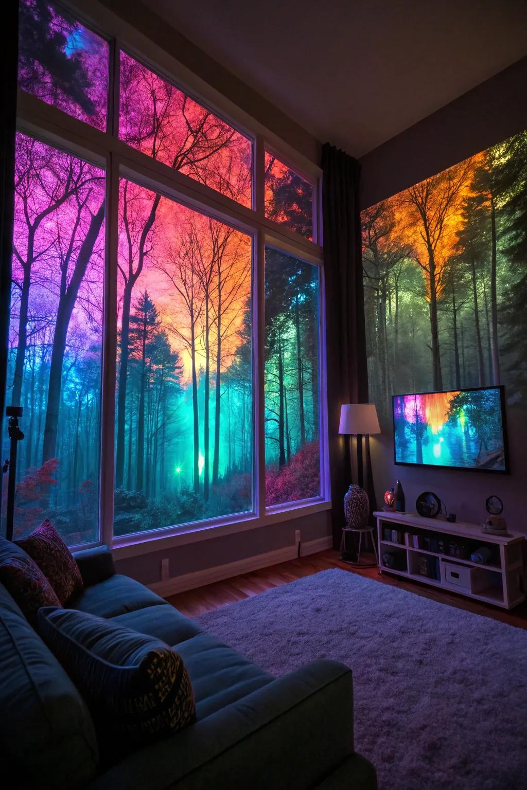 Bring a neon forest into your home.