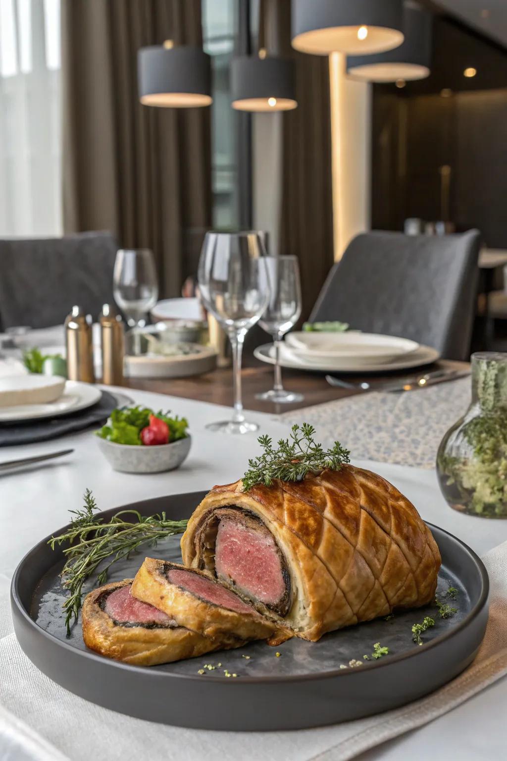 Beef Wellington: An exquisite centerpiece for your Thanksgiving celebration.