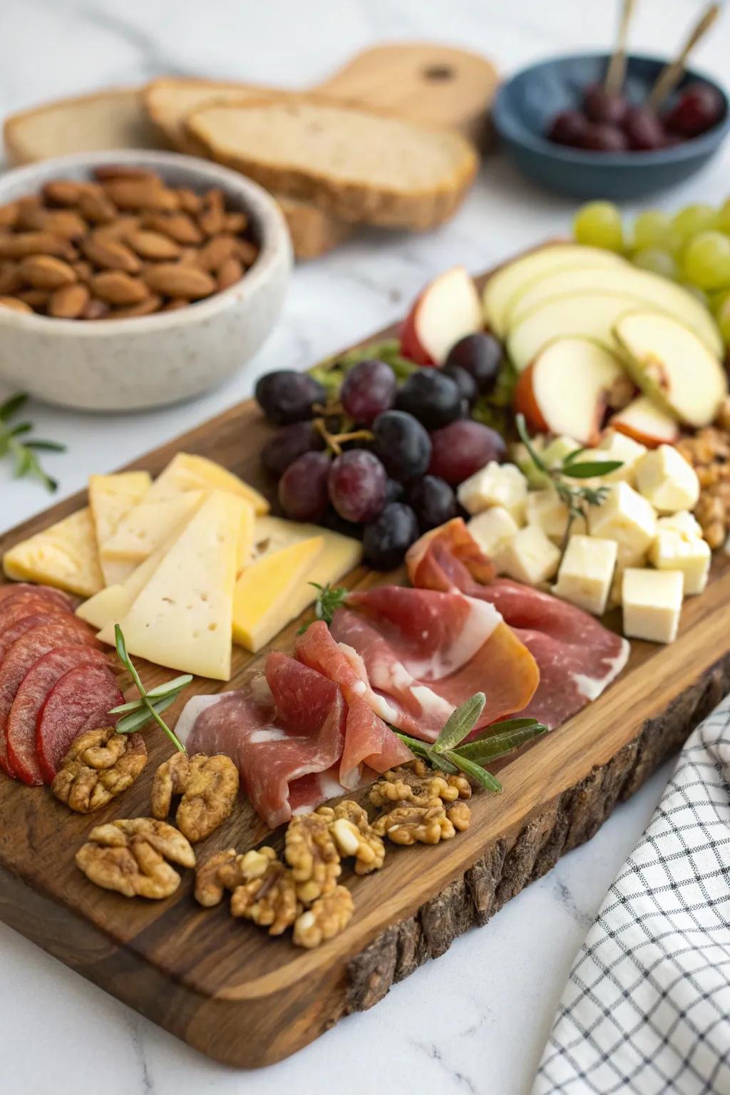 A selection board designed to lure guests with a wide array of options.