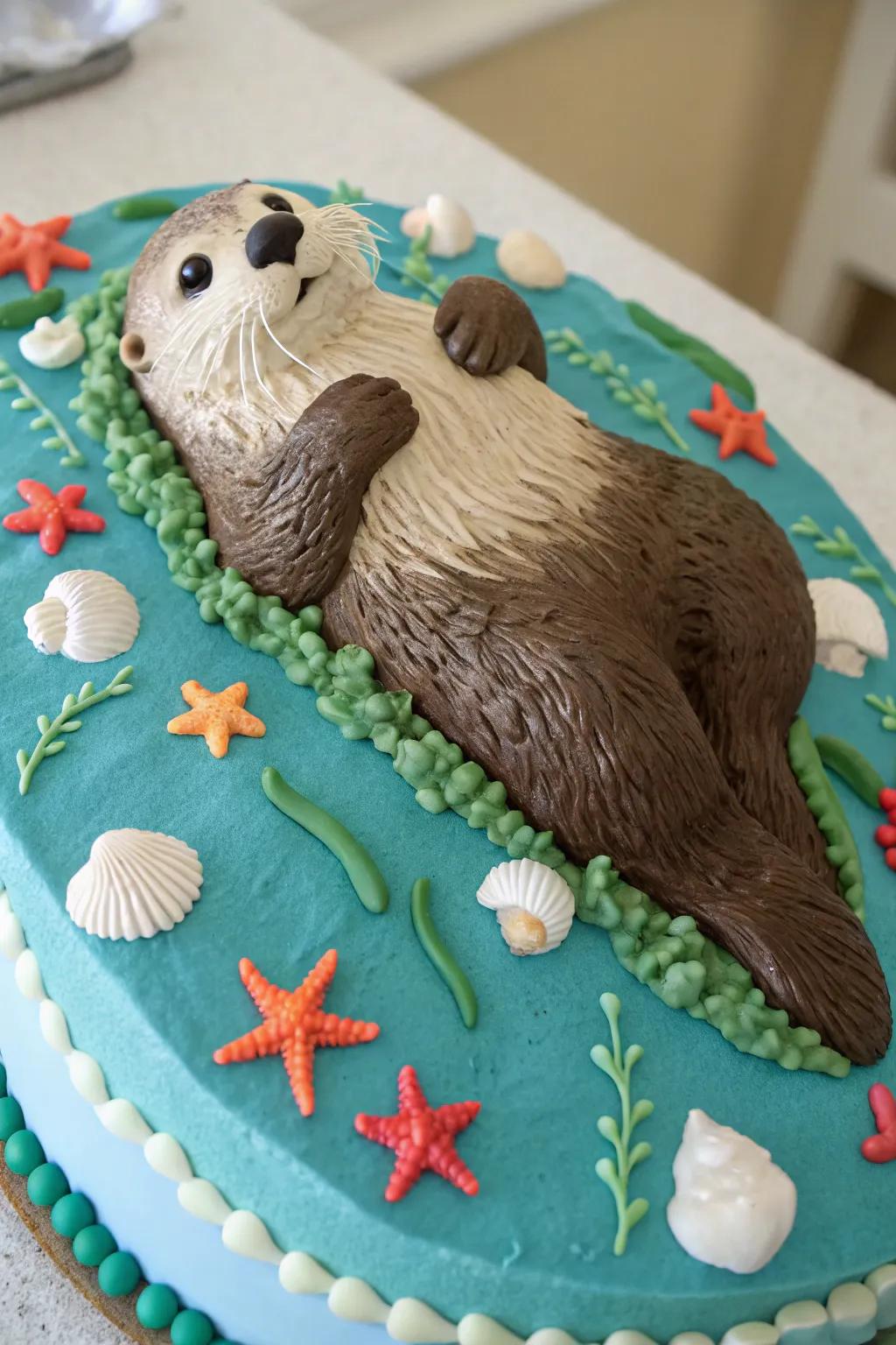 A <strong><em>3D sculpted</em></strong> otter cake transforms any event into an extraordinary spectacle.” loading=”lazy” class=”pimg”>
	</picture><figcaption>A <strong><em>3D sculpted</em></strong> otter cake transforms any event into an extraordinary spectacle.</figcaption></figure>
<p>Envision a cake sculpted as a jovial otter lounging on its back, meticulously crafted from scrumptious cake and icing. I once designed one for a close friend’s special day, and their sheer amazement was truly memorable!</p>
<h3>Check if these fit your needs:</h3>
<ul class=