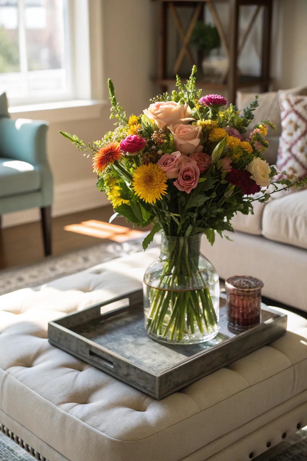 Brighten your room with a burst of floral elegance.