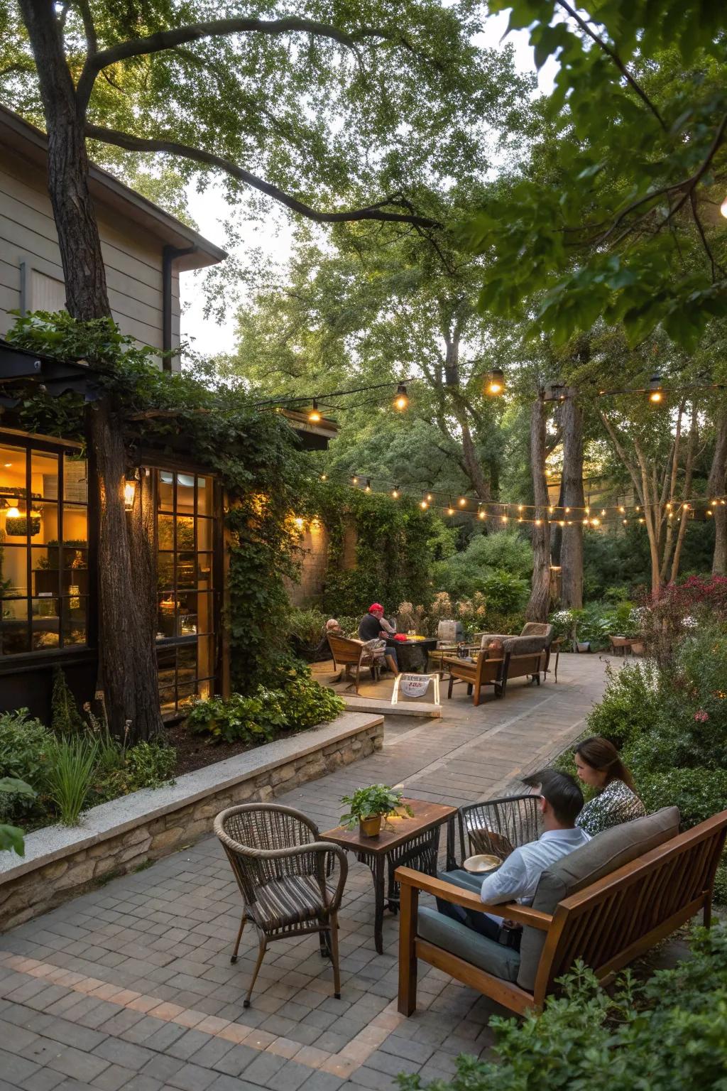 Design a cozy seating nook with a mix of assorted furniture.