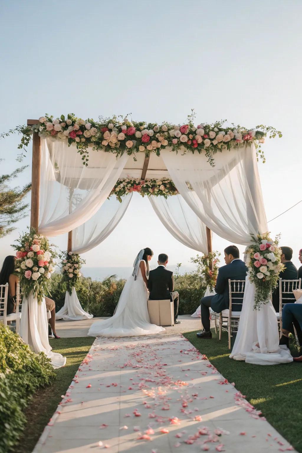 Transform any space into a fairy tale with refined canopies and fabric art.
