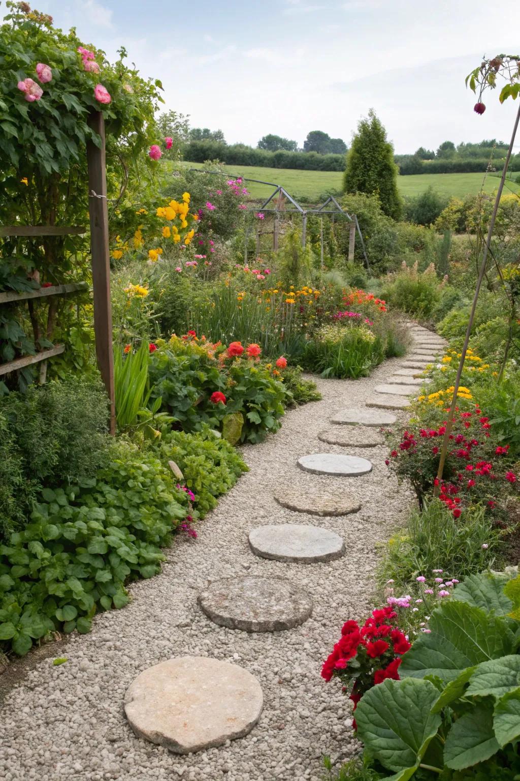 A garden path that invites exploration and relaxation.