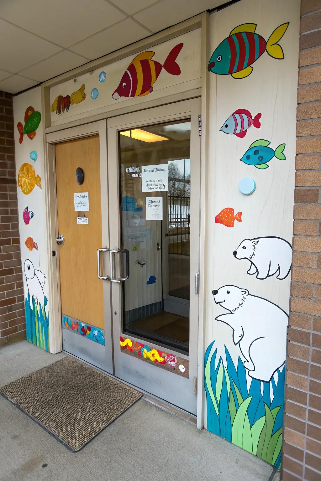 Lovely creature-themed decorations that introduce a fun, friendly vibe.