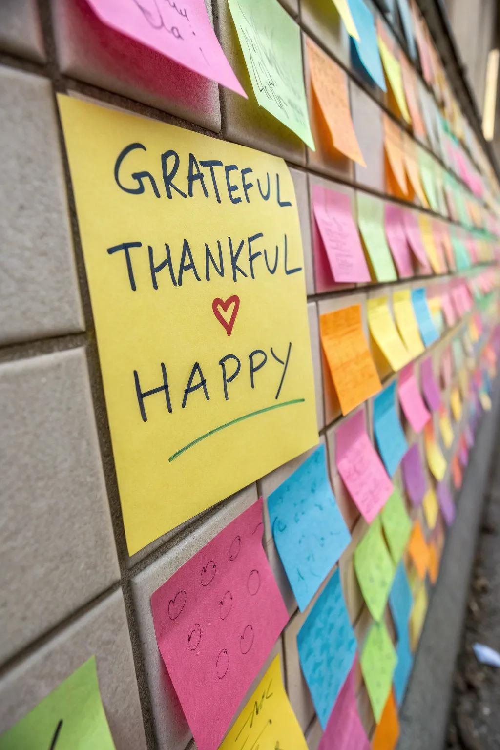 A kudos corner filled with vivid colors and gratitude.