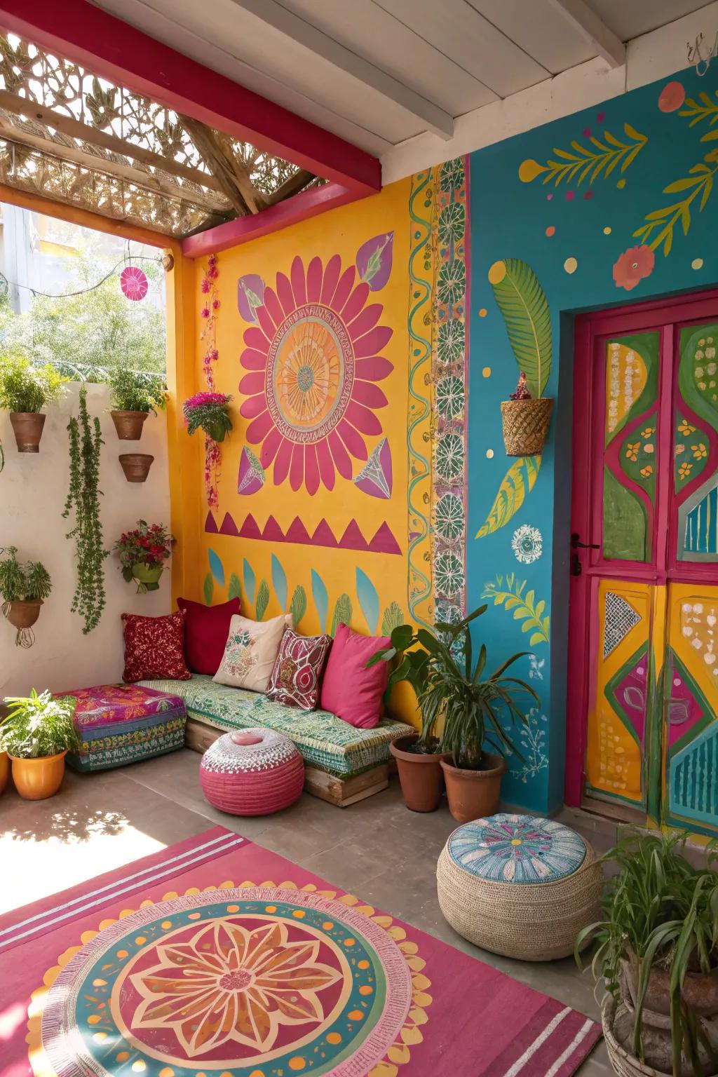 Radiant colors have the potential to energize and uplift any sensory space.