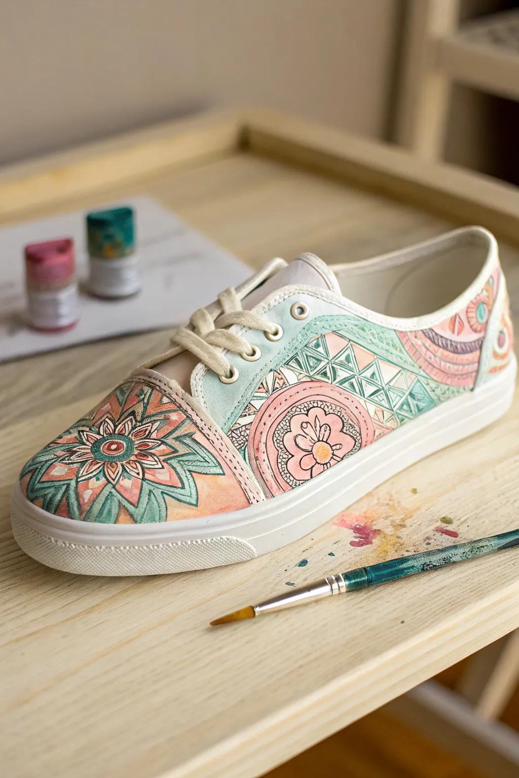 Step into art: Revamp your shoes into bespoke hand-painted works that narrate your unique journey.