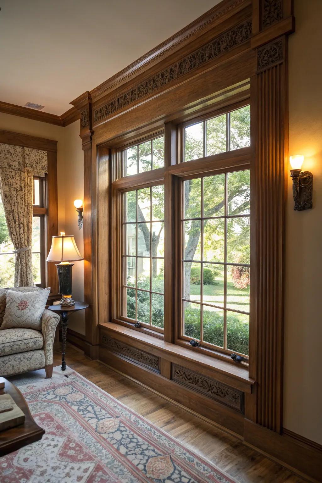 Artisan-style trim brings an element of classic charm.