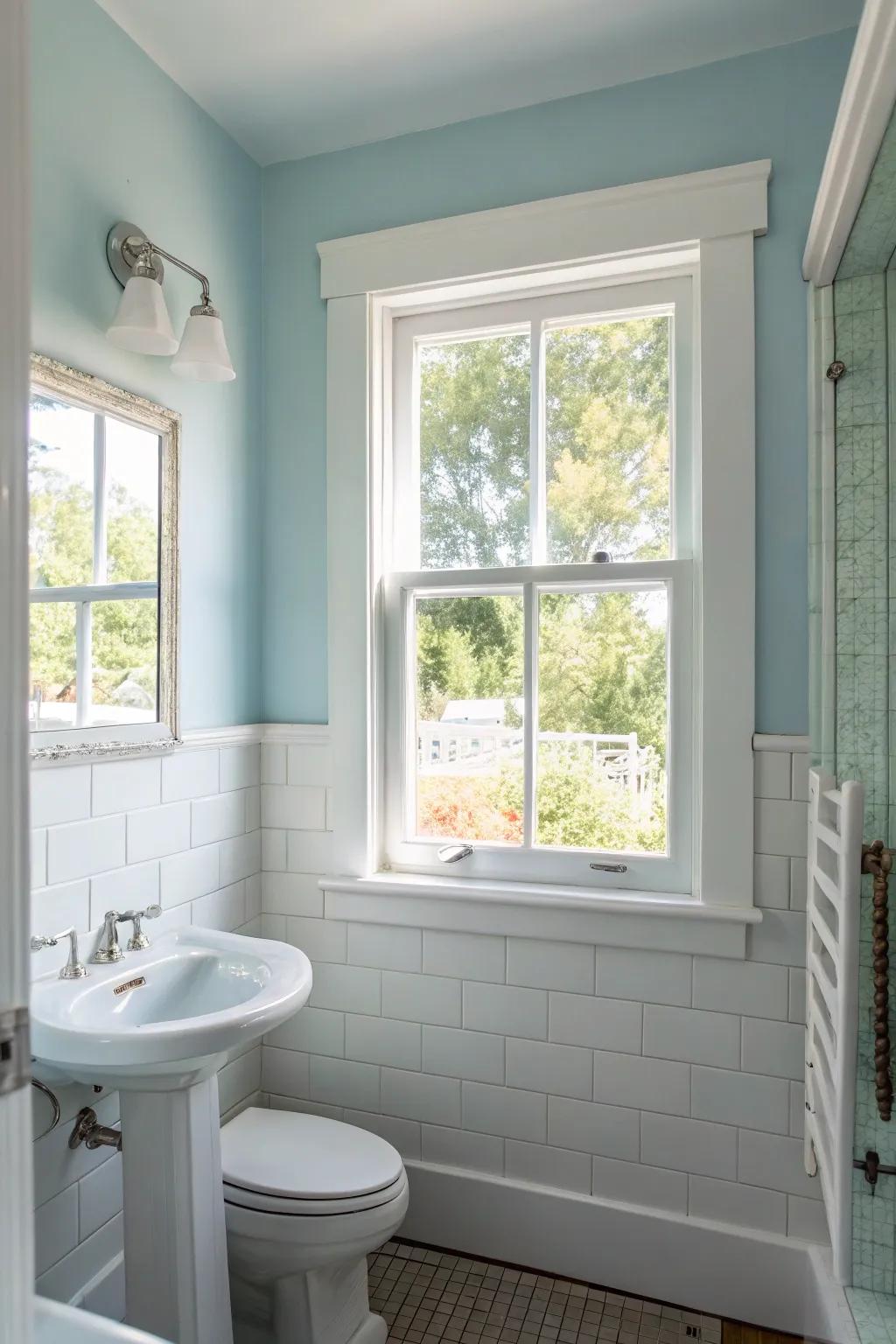 Bright hues give the impression of a more spacious room.