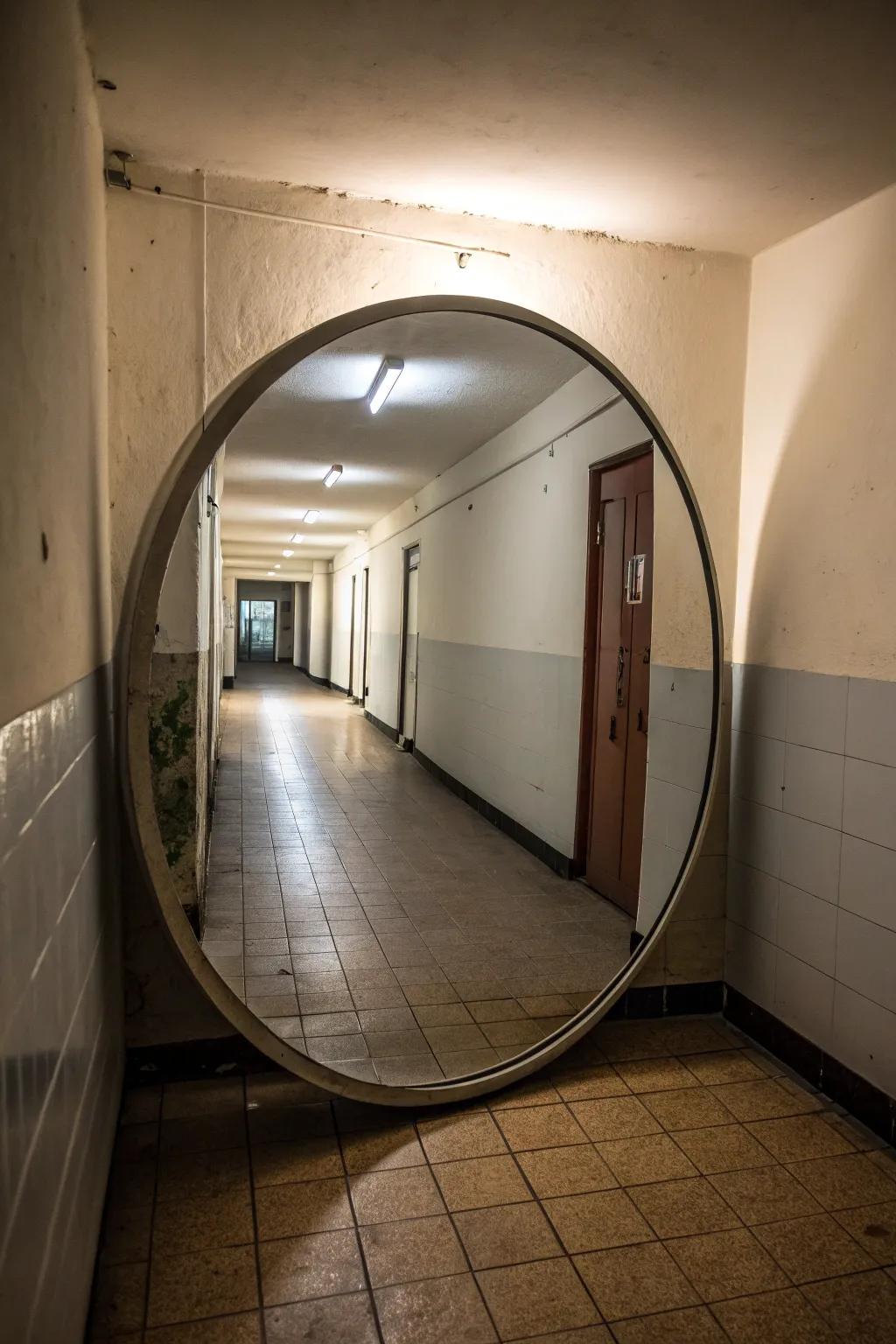 By amplifying light and creating the illusion of extra space, mirrors can completely reinvent your hallway.