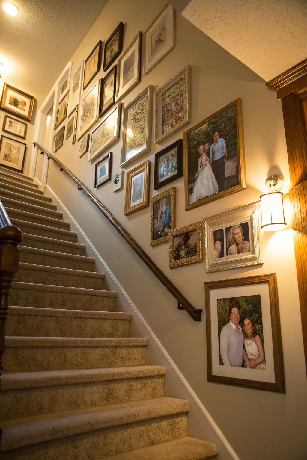 Showcase your family's story with a captivating gallery wall.