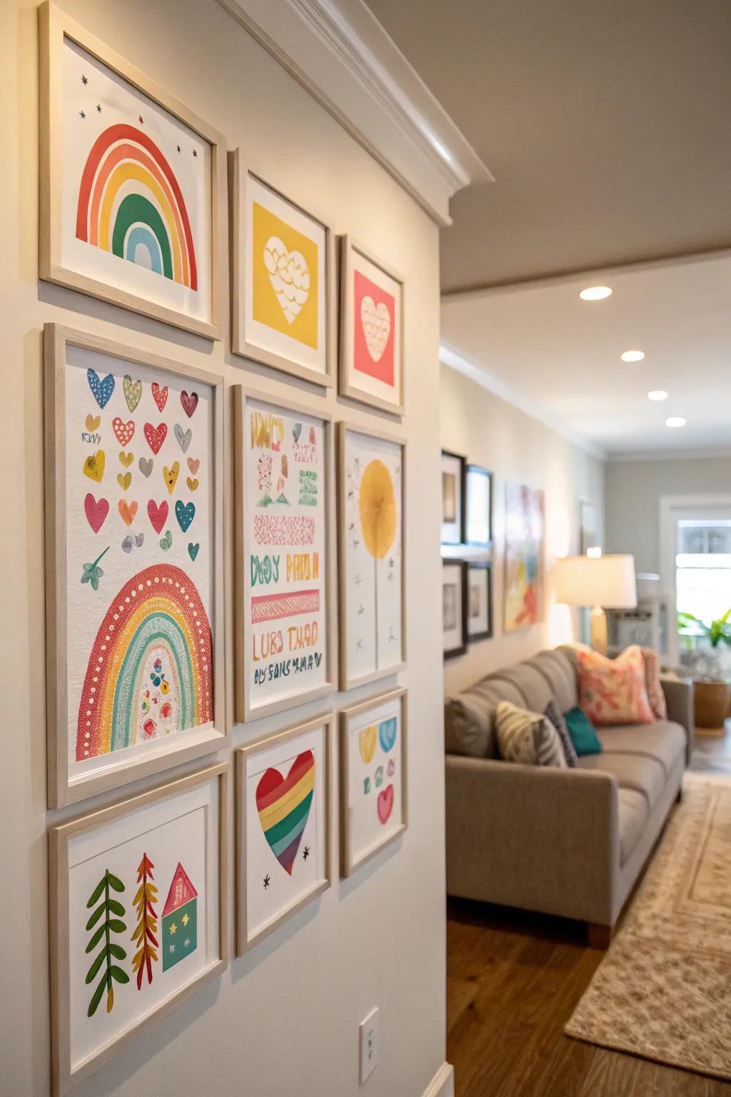 Turn your sticker collection into a gallery wall masterpiece.