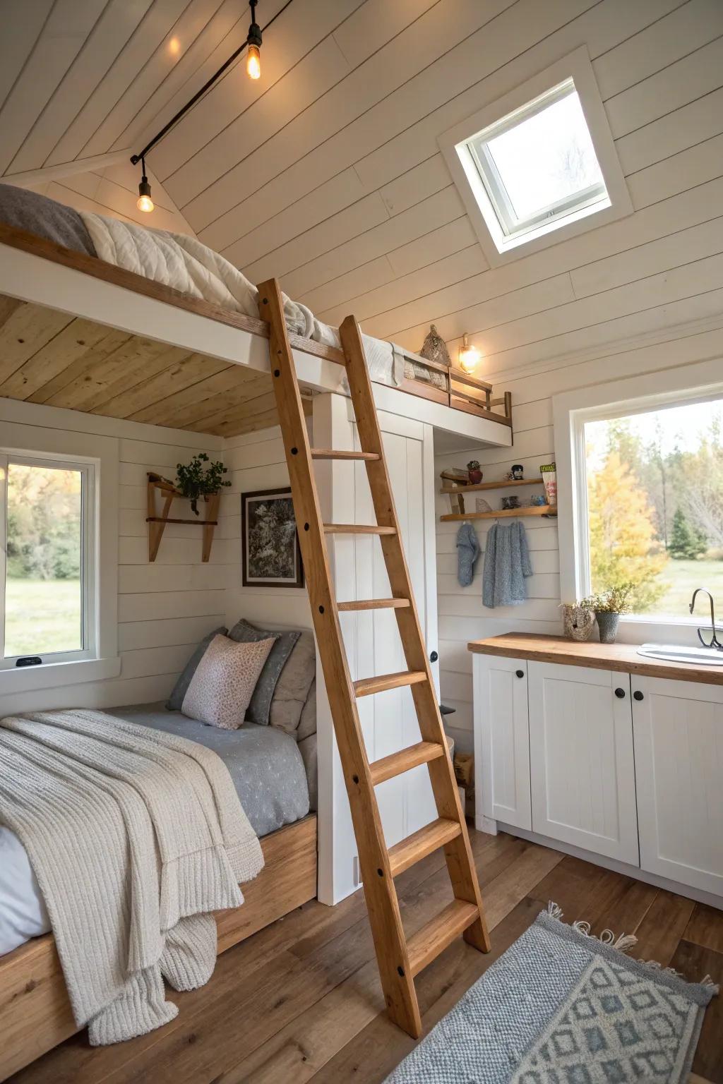 Harness skyward expanse with a soothing elevated sanctuary.