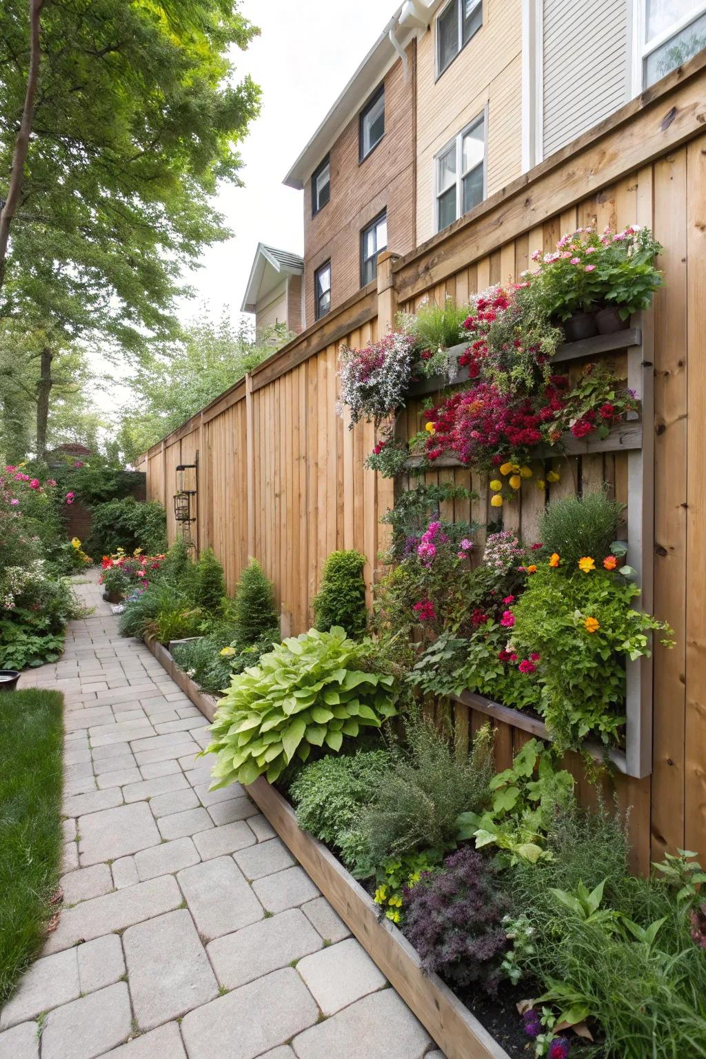 Liven up your walls with a vertical garden.