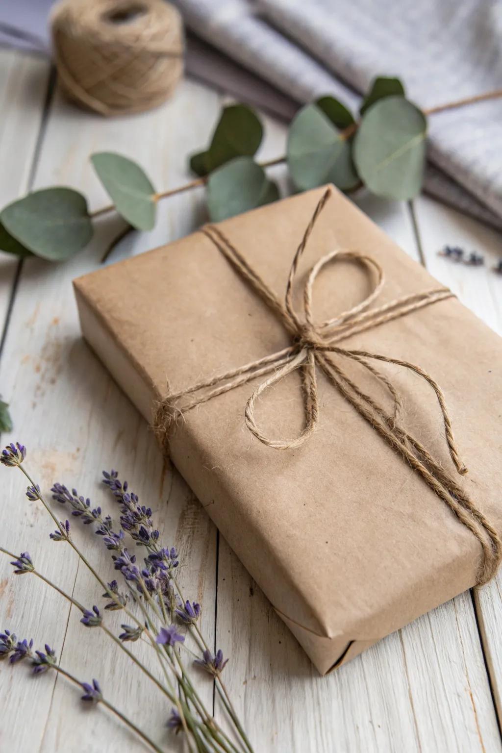 Uncover the artistry of understated beauty with plain-wrap parcels, where enduring charm meets simplicity.