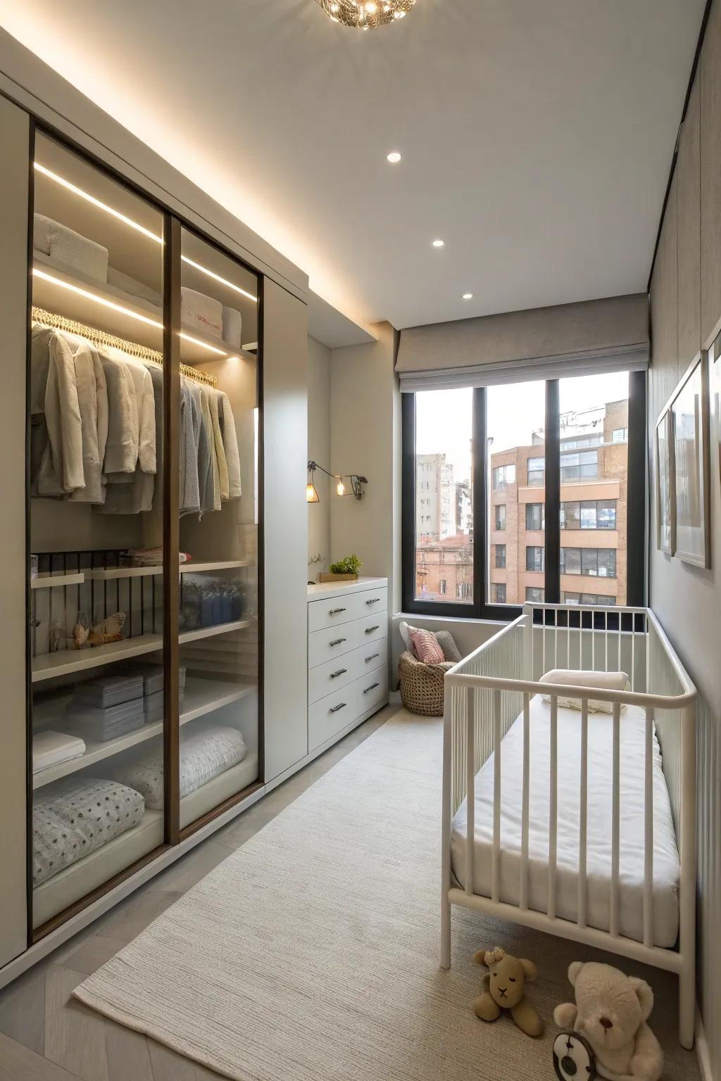 A small sleeper efficiently utilizes minimal space.