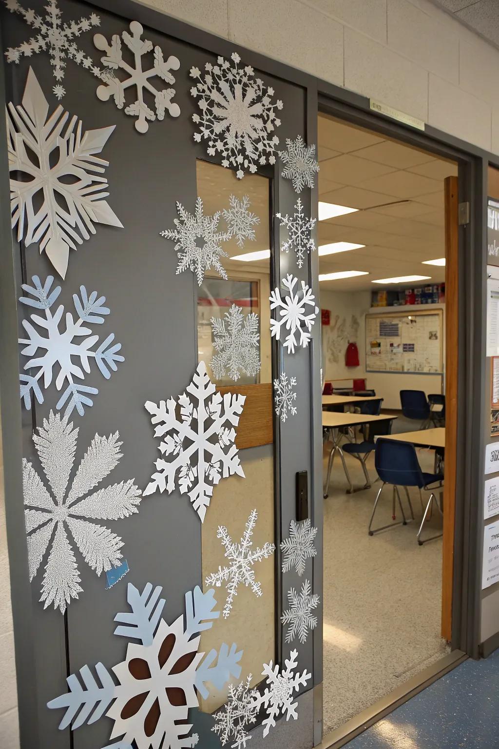A visual masterpiece of colossal snowflakes.