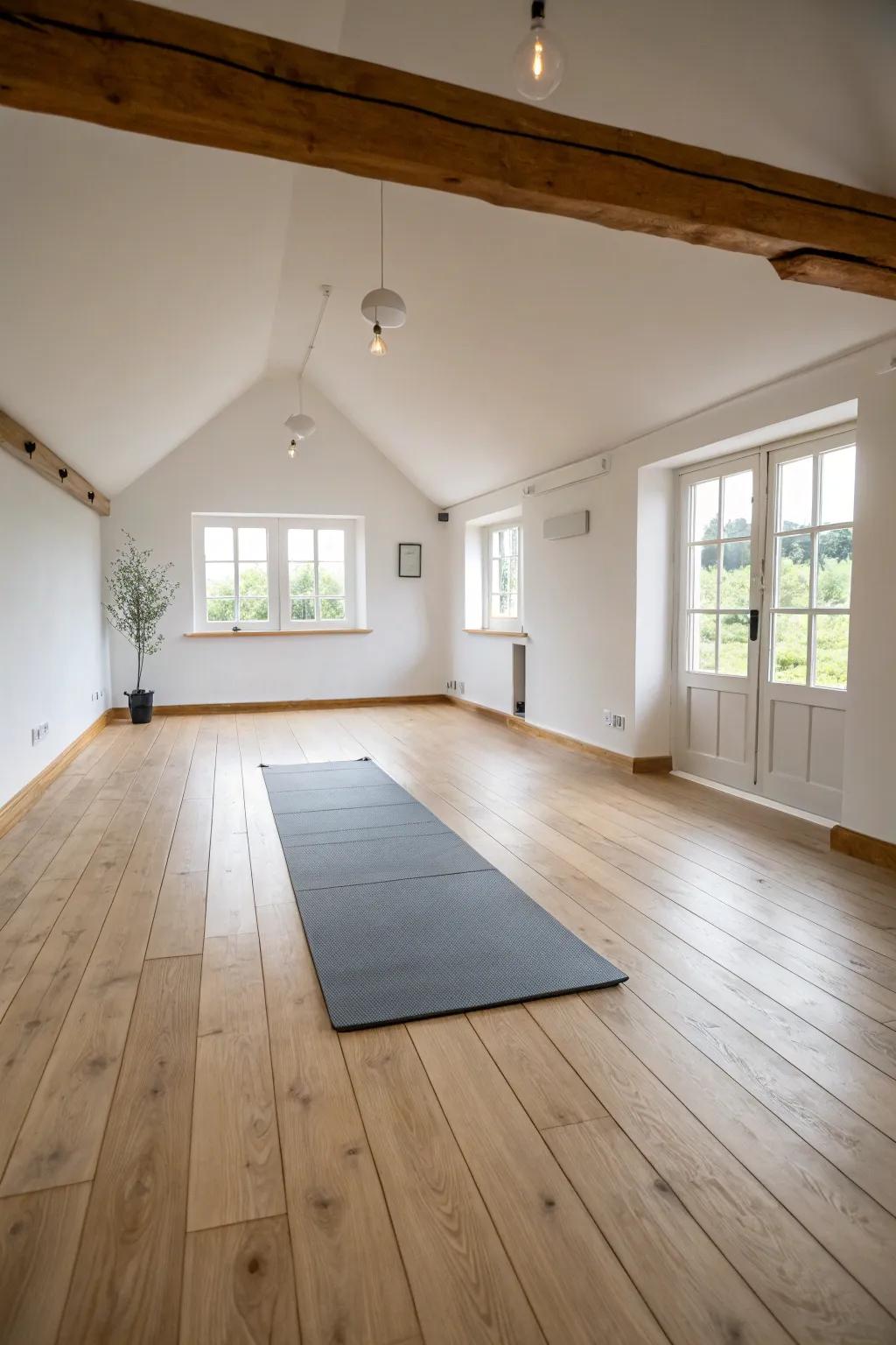 Embrace simplicity to enhance focus during your yoga sessions.