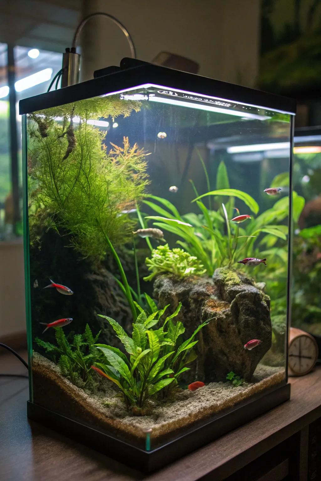 Venture into a pocket jungle excursion with your tank.