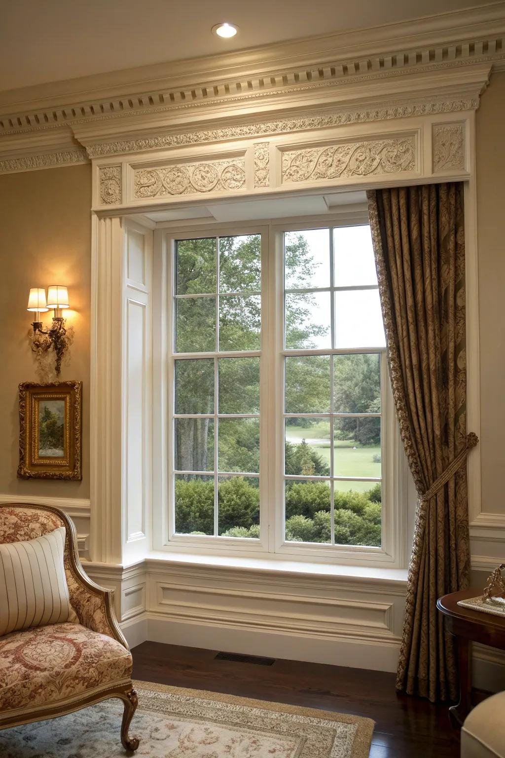 Cap molding infuses beauty into your window trim.